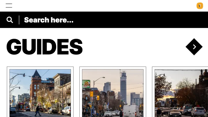 TasteToronto homepage